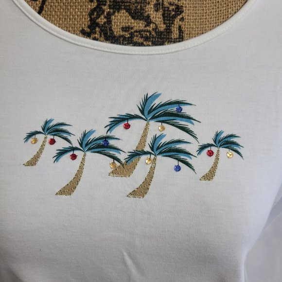 Casual Corner Annex Florida Christmas Shirt - Picture 2 of 5